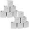 Casafield Set of 12 Collapsible Fabric Cube Storage Bins - Foldable Cloth Baskets for Shelves, Cubby Organizers & More